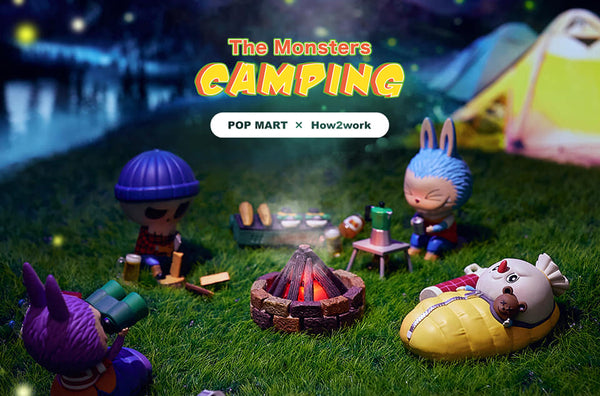 POP MART x HOW2WORK THE MONSTERS CAMPING