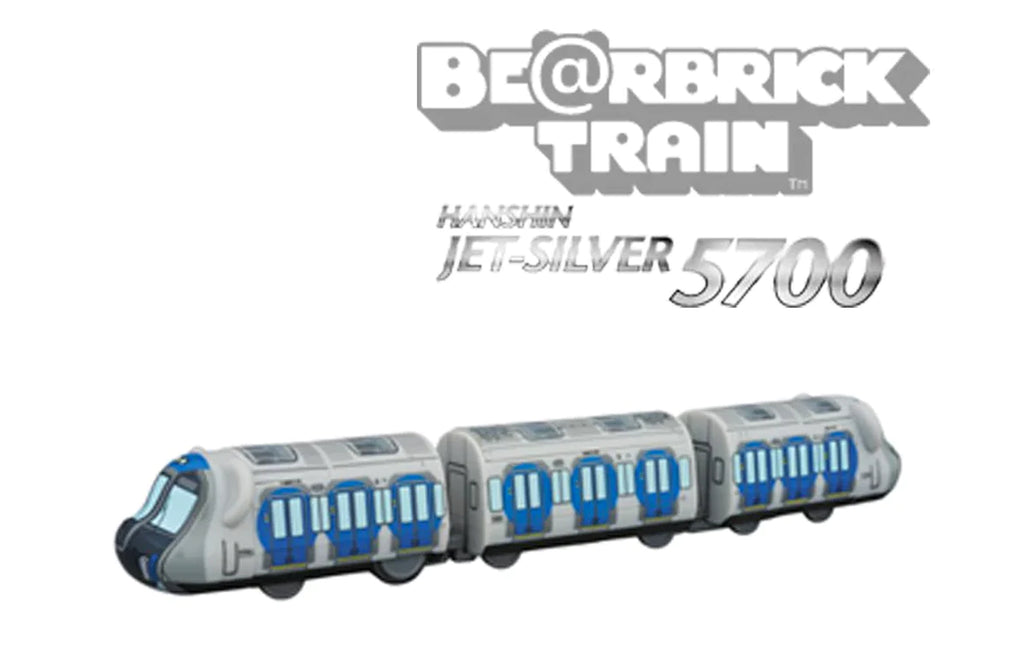 Hanshin Jet-Silver 5700 by Bearbrick Train