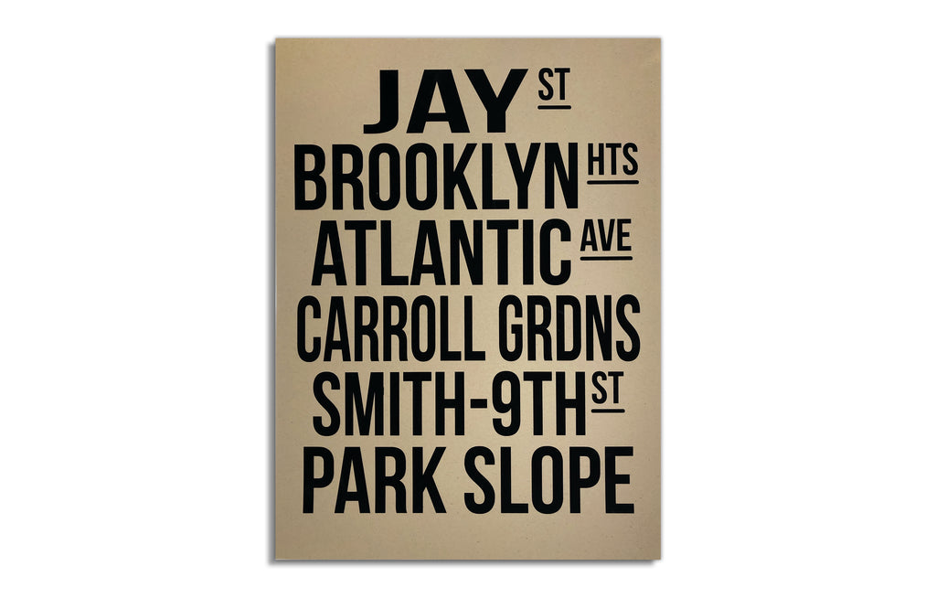 Brooklyn Bus Scroll by Billy Craven