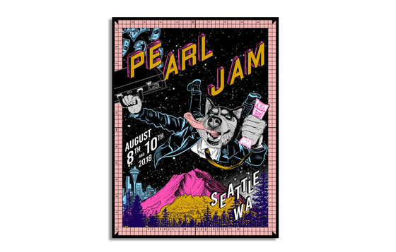Pearl Jam Seattle by Faile