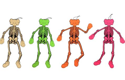 KAWS Skeleton - Orange