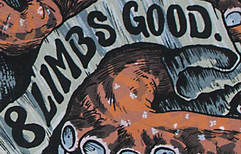 4 Limbs Bad, 8 Limbs Good [Orange] by Phineas X Jones