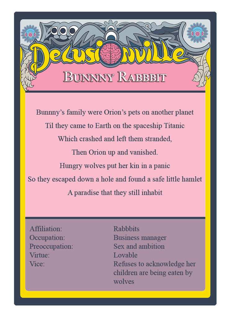 Delusionville Trading Cards by Ron English