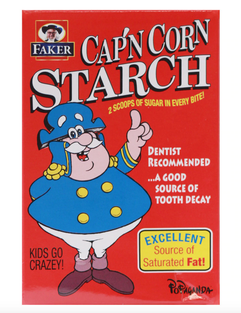 Mini-Cap'n Corn Starch by Ron English