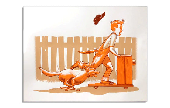 Orange Crate Kid by Tiny Bird Press