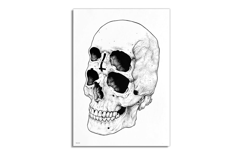 Tipsy Skull by Ken Terror