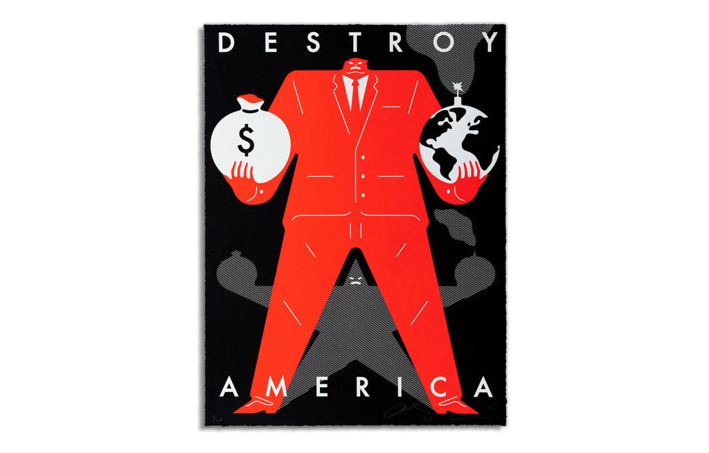 Destroy America by Cleon Peterson