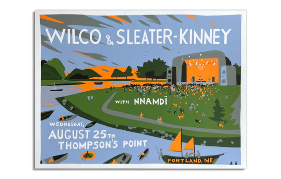 Wilco & Sleater-Kinney by Ethan D'Ercole