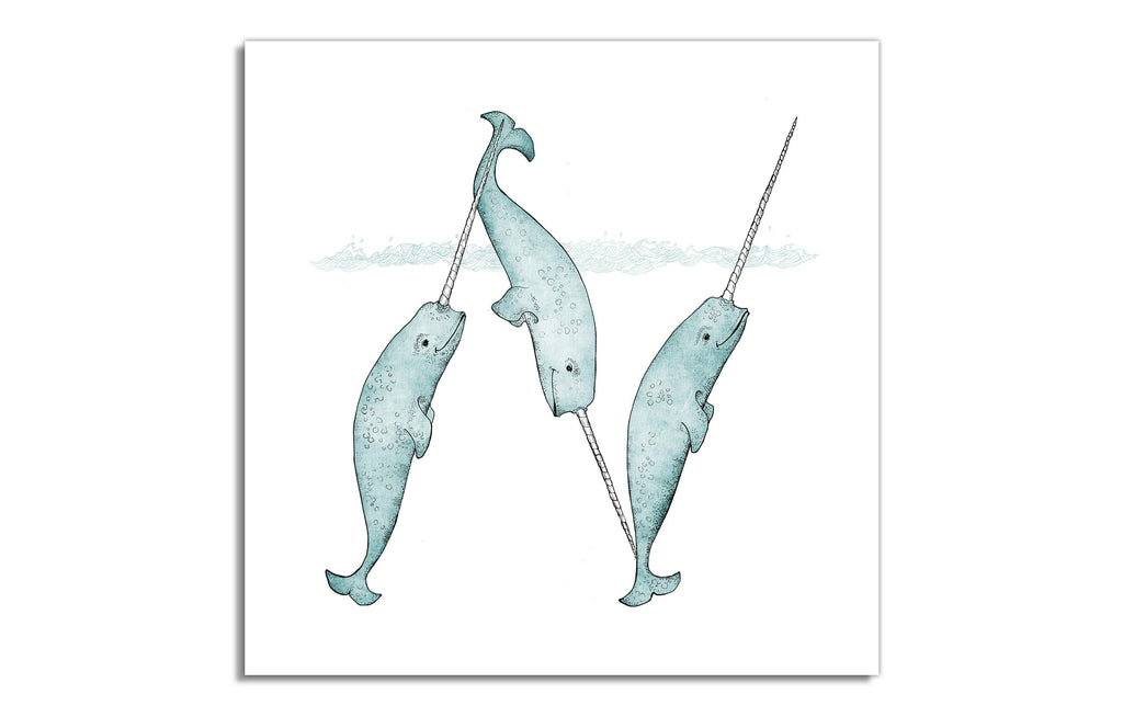 N is for Narwhal by Frida Clements