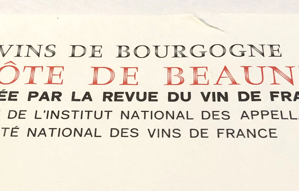 Les Vins De Bourgogne [1972] La Cote De Beaune