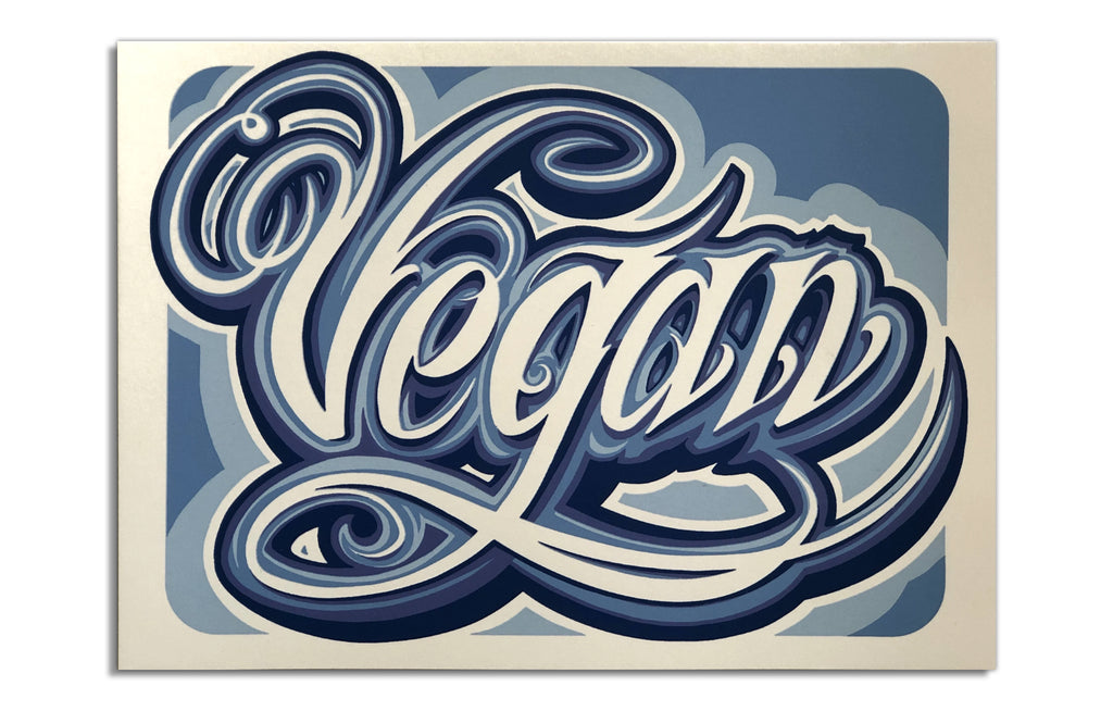 Vegan [Blue] by Andrew Ghrist