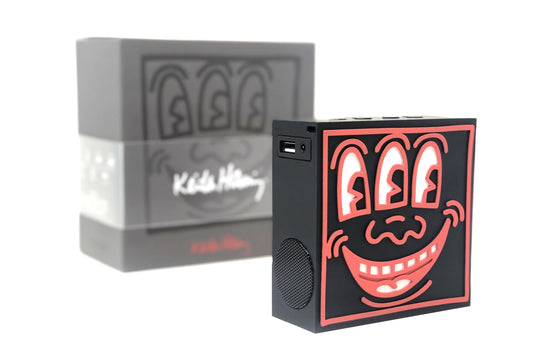 Keith Haring SoundQube [Black] by ToyQube