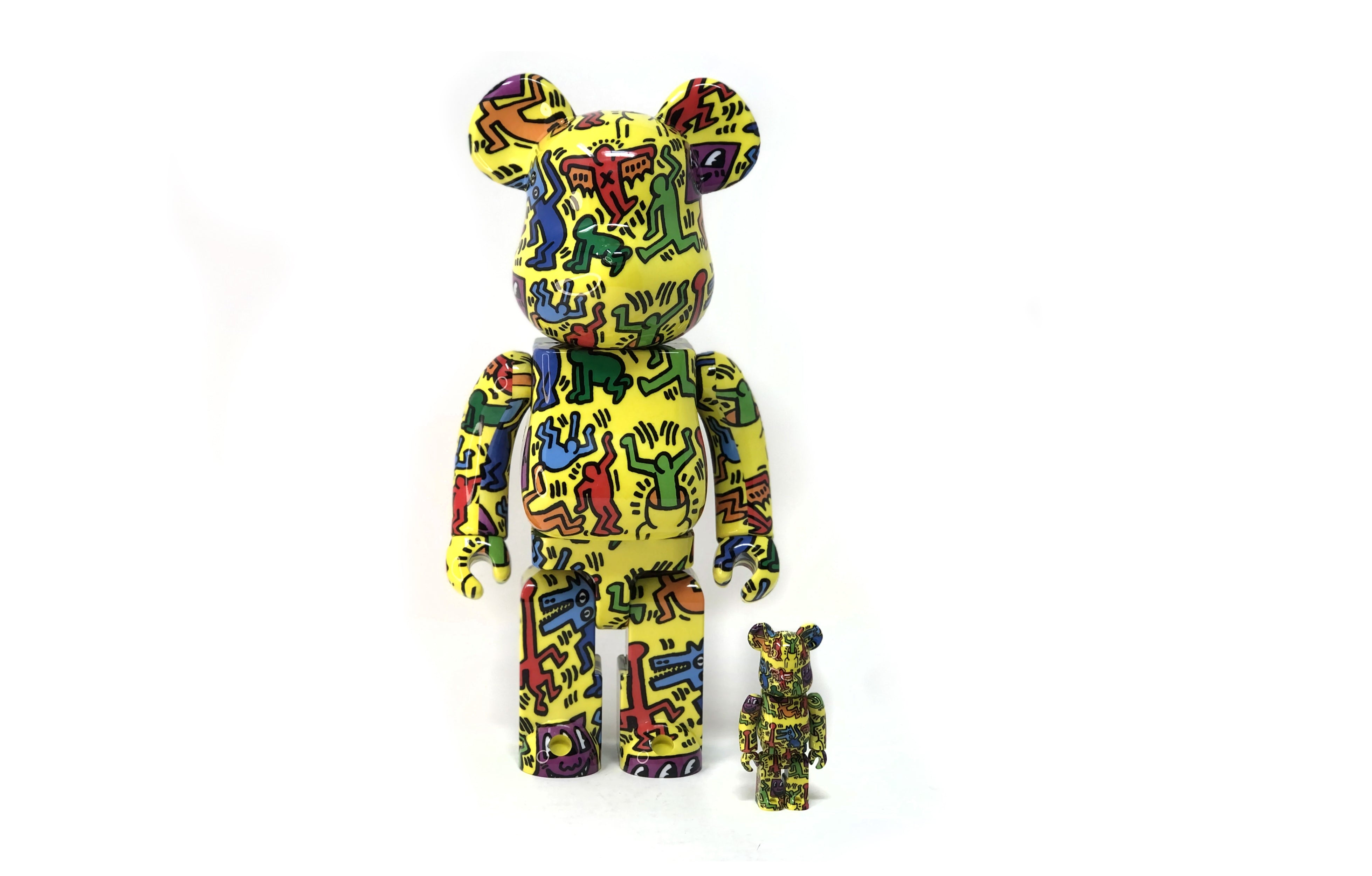 Haring Vol.5 [100% & 400%] by Bearbrick - Galerie F