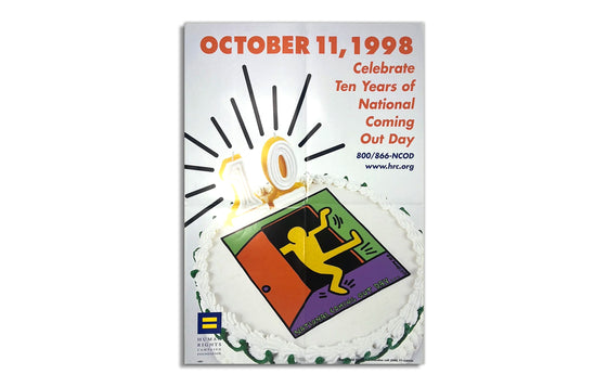 National Coming Out Day 1998 by Keith Haring