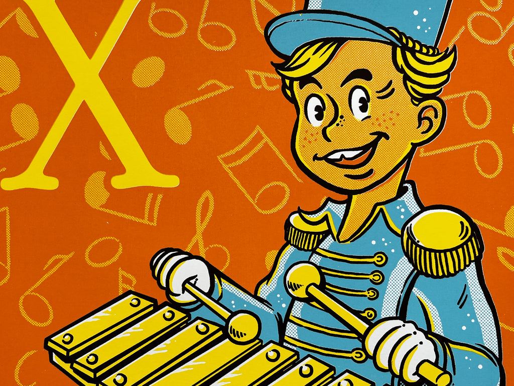 X is for Xylophone by Cristiano Suarez