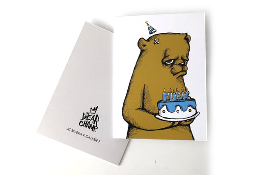 Notecard [Fuck Cake] by JC Rivera