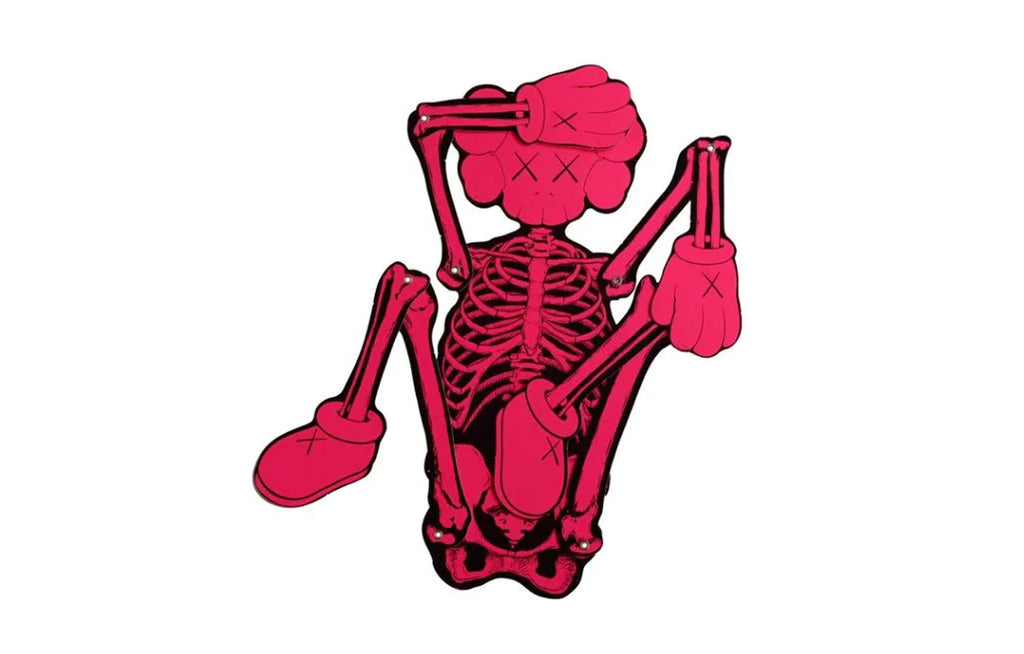 KAWS Skeleton - Pink