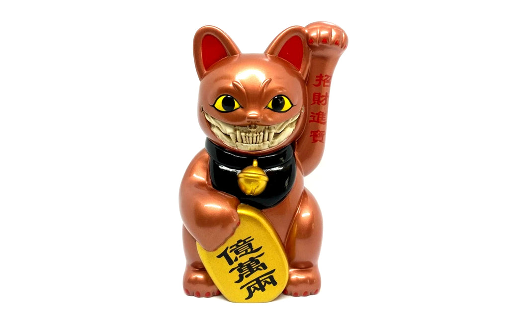 Lucky Cat Grin [Bronze] by Ron English