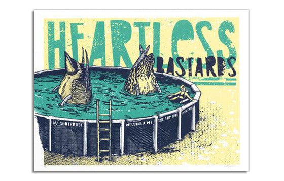 Heartless Bastards by Twin Home Prints
